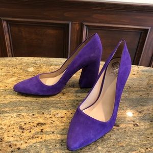 Vince Camuto Size 9 Purple Block Heels